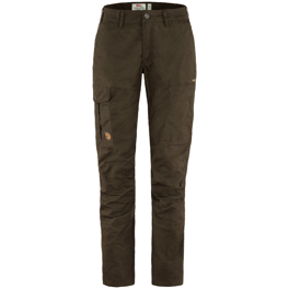 Fjällräven Karla Pro Trousers Curved W Women’s Outdoor trousers Green Main Front 15670
