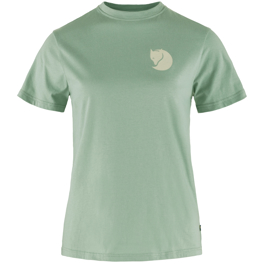 Fjällräven Fox Boxy Logo Tee W Women’s T-shirts & tank tops Green Main Front 73806